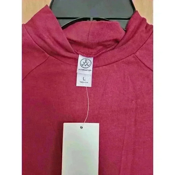 Alternative Nordstrom Rack Women's Holly Red Cranberry Tee Shirt Dress NWT - Picture 6 of 6